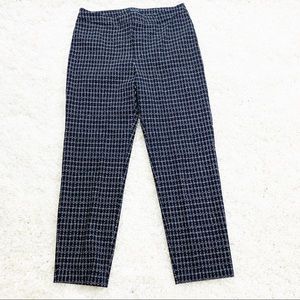 Ellen Tracy Black/White Pants Large
